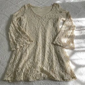 Lace mini dress